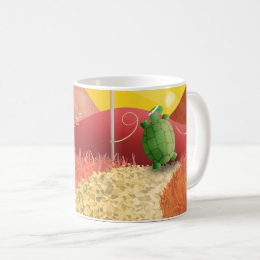 Hare en tortoise 2 - mok (Voorkant rechts)