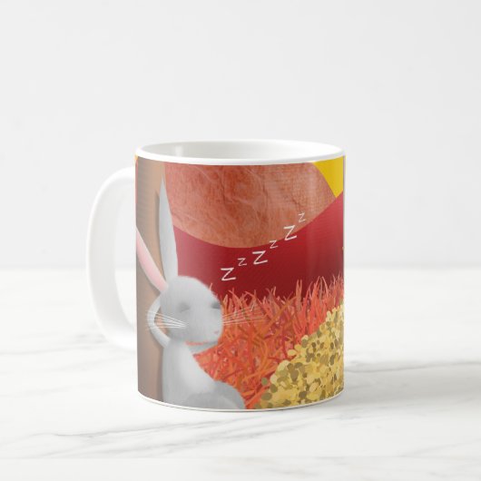 Hare en tortoise 2 - mok (Voorkant links)