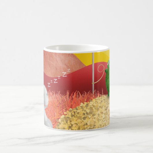 Hare en tortoise 2 - mok (Center)