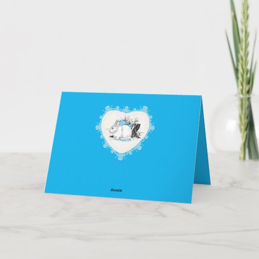 Hare Feestdagen Kaart (Achterkant)