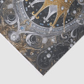 Hare Hoogheid, Koningin Fabulous Goud en Zilver Tissuepapier (Detail)