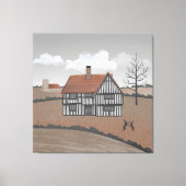 Hare House Canvas Afdruk (Voorkant)