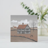 Hare House Card (Staand voorkant)