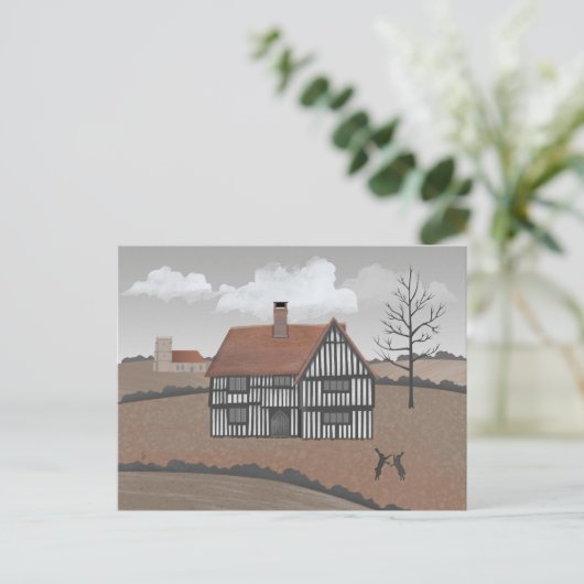 Hare House Postcard Briefkaart (Staand voorkant)