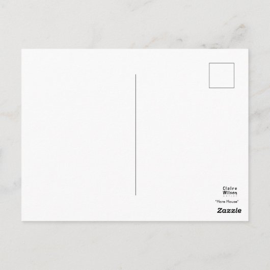 Hare House Postcard Briefkaart (Achterkant)