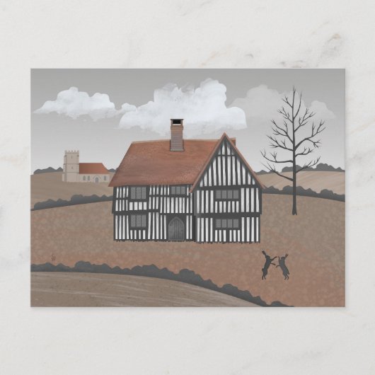 Hare House Postcard Briefkaart (Voorkant)