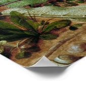 hare in het bos - Hans Hoffmann Poster (Hoek)