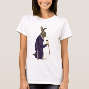 Hare in Paarse munt 2 T-shirt
