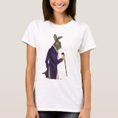 Hare in Paarse munt 2 T-shirt (Voorkant)