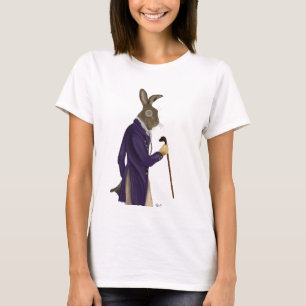 Hare in Paarse munt 2 T-shirt