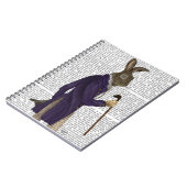 Hare in Paarse munt Notitieboek (Linkerzijde)