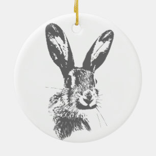 Hare Keramisch Ornament