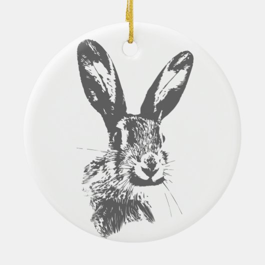 Hare Keramisch Ornament (Achterkant)