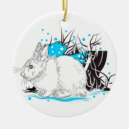 Hare Keramisch Ornament (Voorkant)