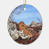 HARE KERAMISCH ORNAMENT (Links)