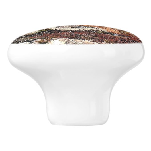 HARE KERAMISCHE KNOP (Zijkant)