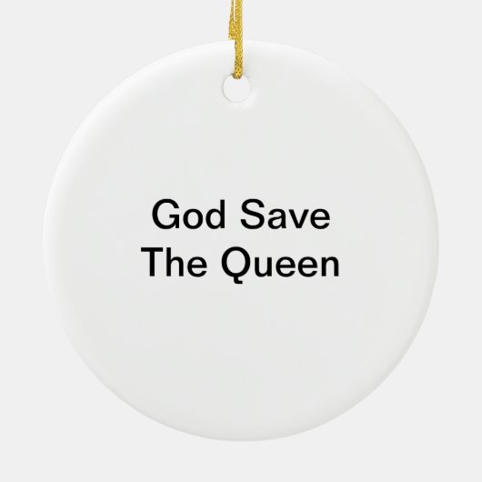 Hare Koninklijke Hoogheid Keramisch Ornament (Achterkant)