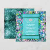 Hare Koninklijke Hoogheid Prinses Verjaardagsfeest Kaart (Voorkant / Achterkant)