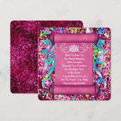 Hare Koninklijke Hoogheid Prinses Verjaardagsfeest Kaart (Voorkant / Achterkant)