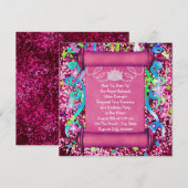 Hare Koninklijke Hoogheid Prinses Verjaardagsfeest Kaart (Voorkant / Achterkant)