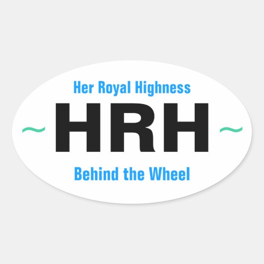 HARE KONINKLIJKE HOOGHEID stickers (4) (Voorkant)