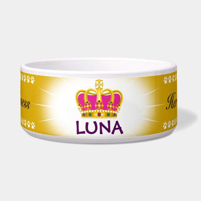 Hare Koninklijke Hoogheid Voerbakje (Voorkant)