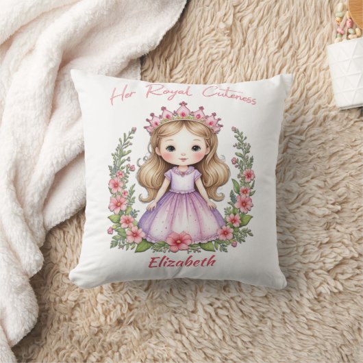 Hare Koninklijke Schoonheid Prinses Roze Kussen (Deken)