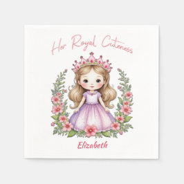 Hare Koninklijke Schoonheid Prinses Roze Servet