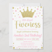 Hare Koninklijke Vrijheid Uitnodiging | Prinses In (Voorkant)