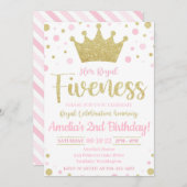 Hare Koninklijke Vrijheid Uitnodiging | Prinses In (Voorkant / Achterkant)