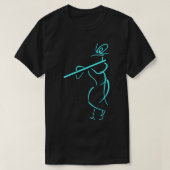 Hare Krishna Flute Art Krishna Lover Gift T-shirt (Design voorkant)