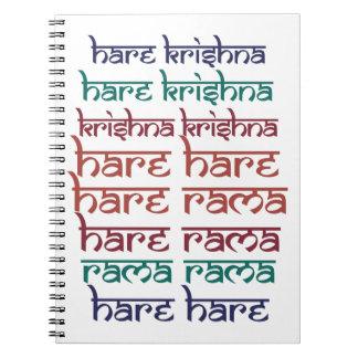 Hare Krishna Hare Krishna Mantra Chanting Hinduism Notitieboek