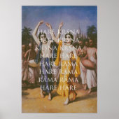 Hare Krishna Hare Rama Poster (Voorkant)