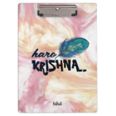 "Hare Krishna" Hindu Klembord (Voorkant)