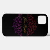 Hare Krishna kunst - Shree Radhe typografie Case-Mate iPhone Case (Achterkant (horizontaal))