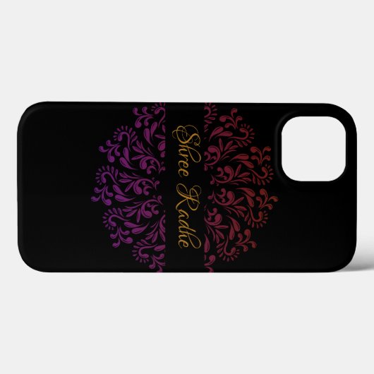 Hare Krishna kunst - Shree Radhe typografie Case-Mate iPhone Case (Achterkant (horizontaal))