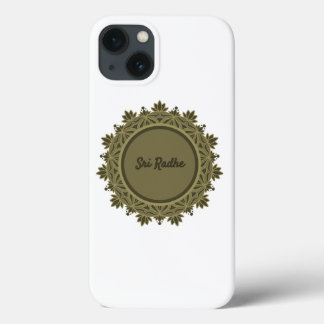 Hare Krishna kunst - Shree Radhe typografie Case-Mate iPhone Case