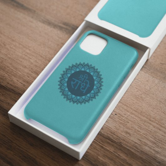 Hare Krishna kunst - Sri Radhe prachtige mandala Case-Mate iPhone Case