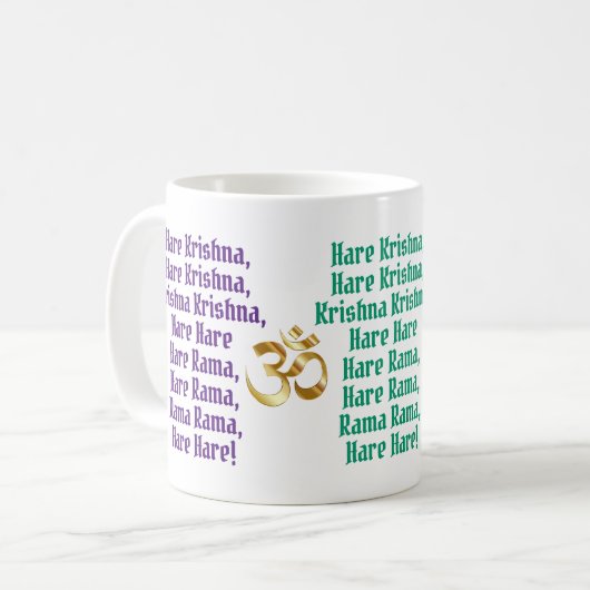 Hare Krishna Mantra Mok - devotiegebed (Voorkant links)