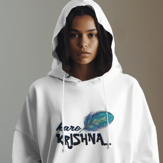 "Hare Krishna" Pauwveer Hindoeïstisch Hoodie