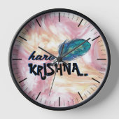 "Hare Krishna" Peacock Feather Hindu (Voorkant)