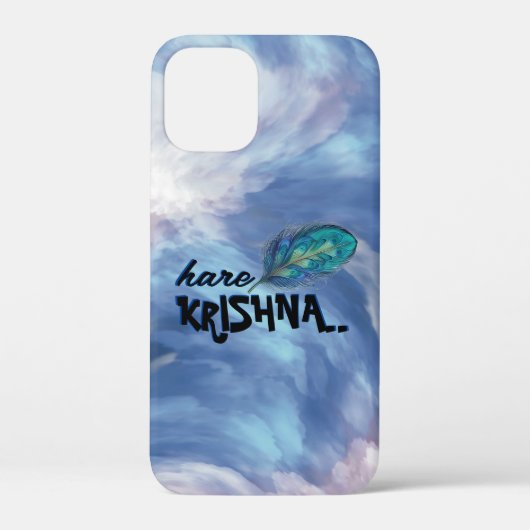 "Hare Krishna" Peacock Feather Hindu Case-Mate iPhone Case (Achterkant)