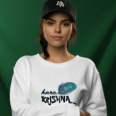 "Hare Krishna" Peacock Feather Hindu T-shirt