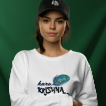 "Hare Krishna" Peacock Feather Hindu