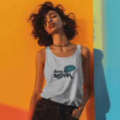 "Hare Krishna" Peacock Feather Hindu Tanktop