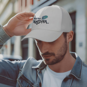 "Hare Krishna" Peacock Feather Hindu Trucker Pet