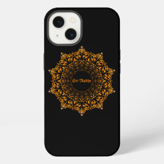 Hare Krishna - Sri Radhe - Radha Krishna-mandala iPhone 13 Hoesje