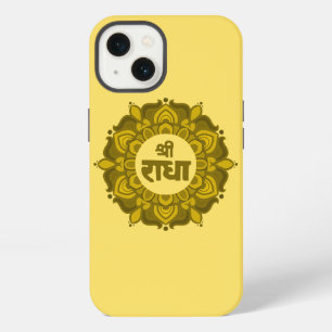 Hare Krishna - Sri Radhe - Radha Krishna mandala iPhone 13 Hoesje