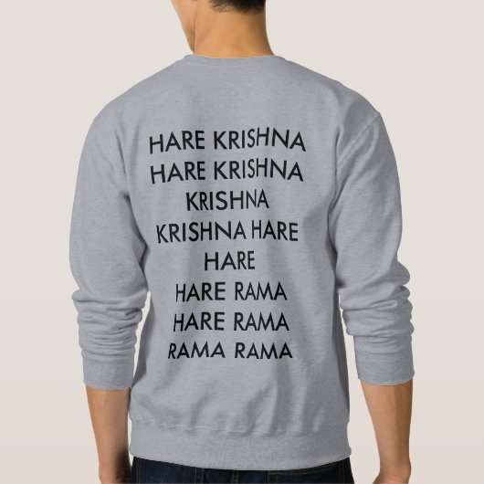 Hare Krishna sweatshirt (Achterkant)