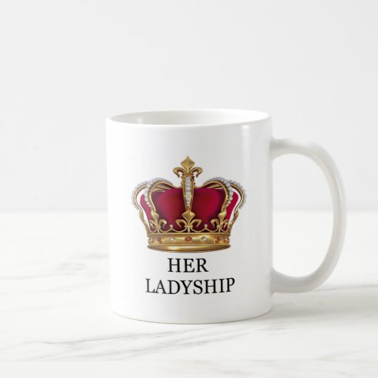 Hare Ladyship Printed Novelty Mok (Rechts)